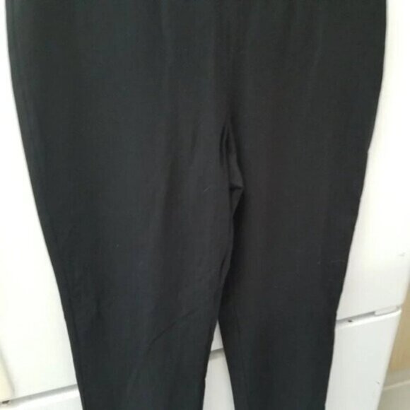 Eileen Fisher Black High Rise Viscose Trouser S - Picture 10 of 10